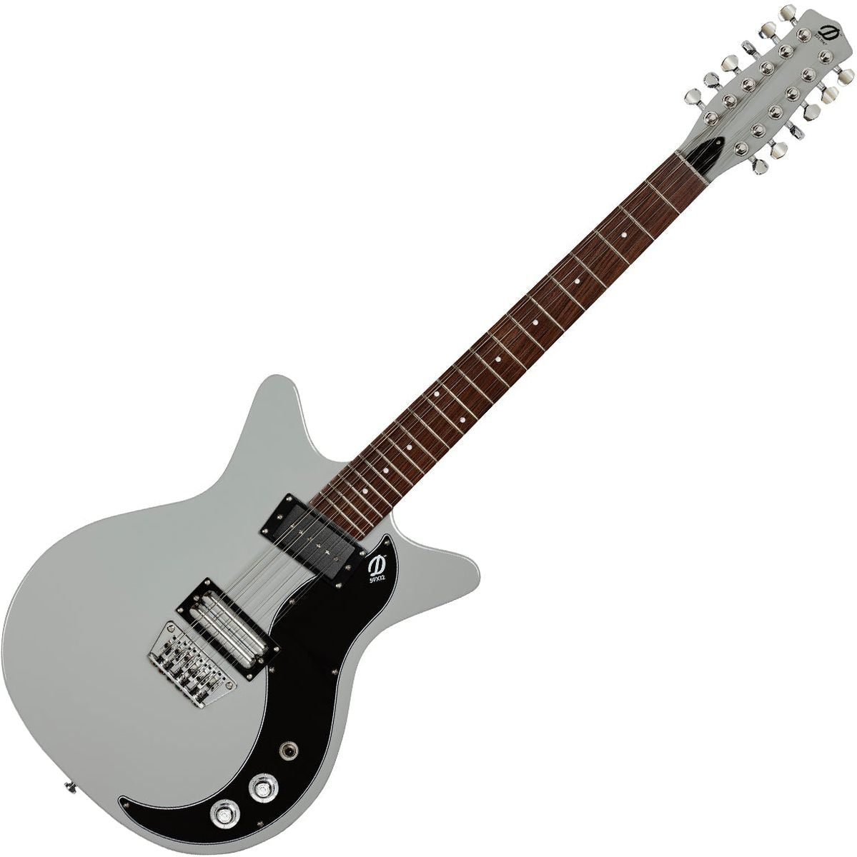 Danelectro DC59X 12 String - Ice Grey Elektrische gitaar