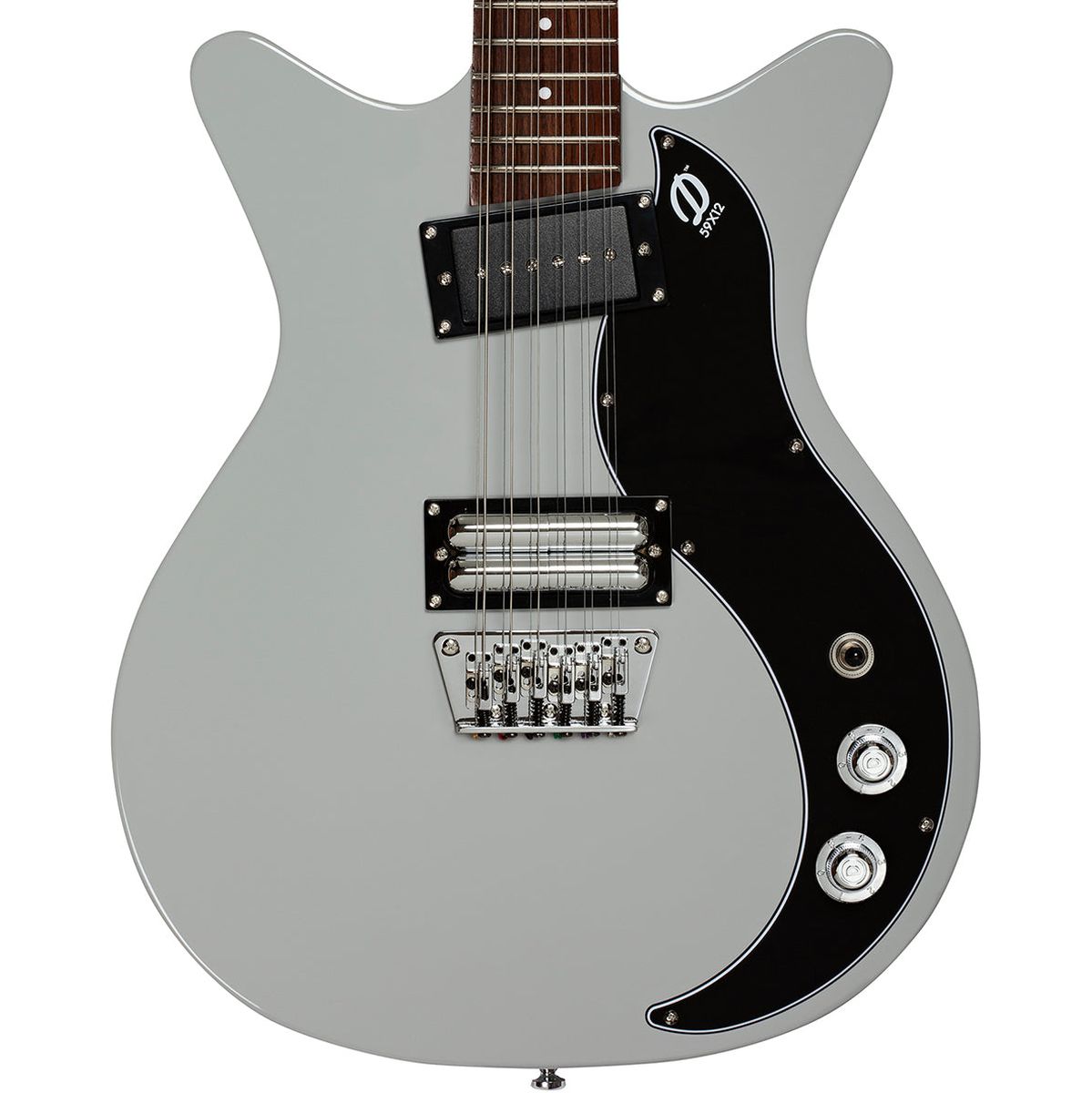 Danelectro DC59X 12 String - Ice Grey Elektrische gitaar
