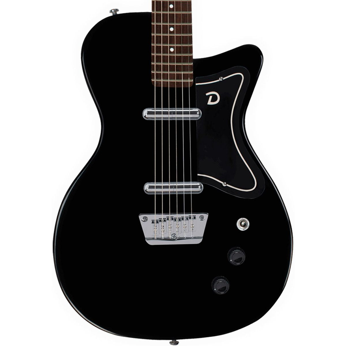 Danelectro 56 Baritone Guitar - Black Elektrische gitaar