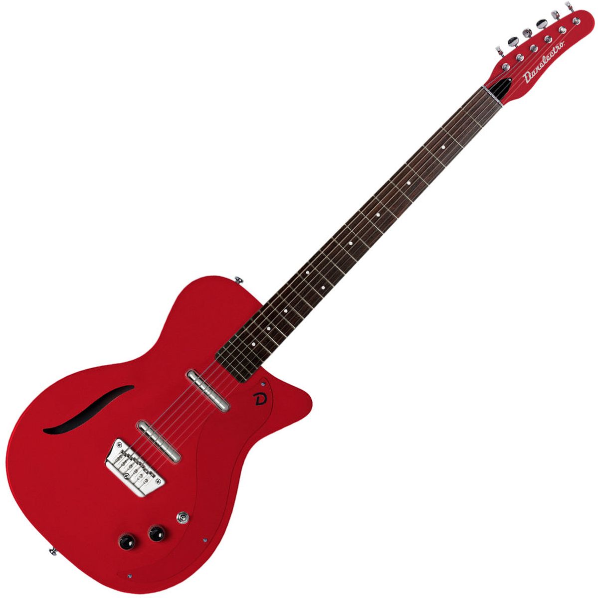 Danelectro 56 Vintage Baritone Guitar - Metallic Red Elektrische gitaar