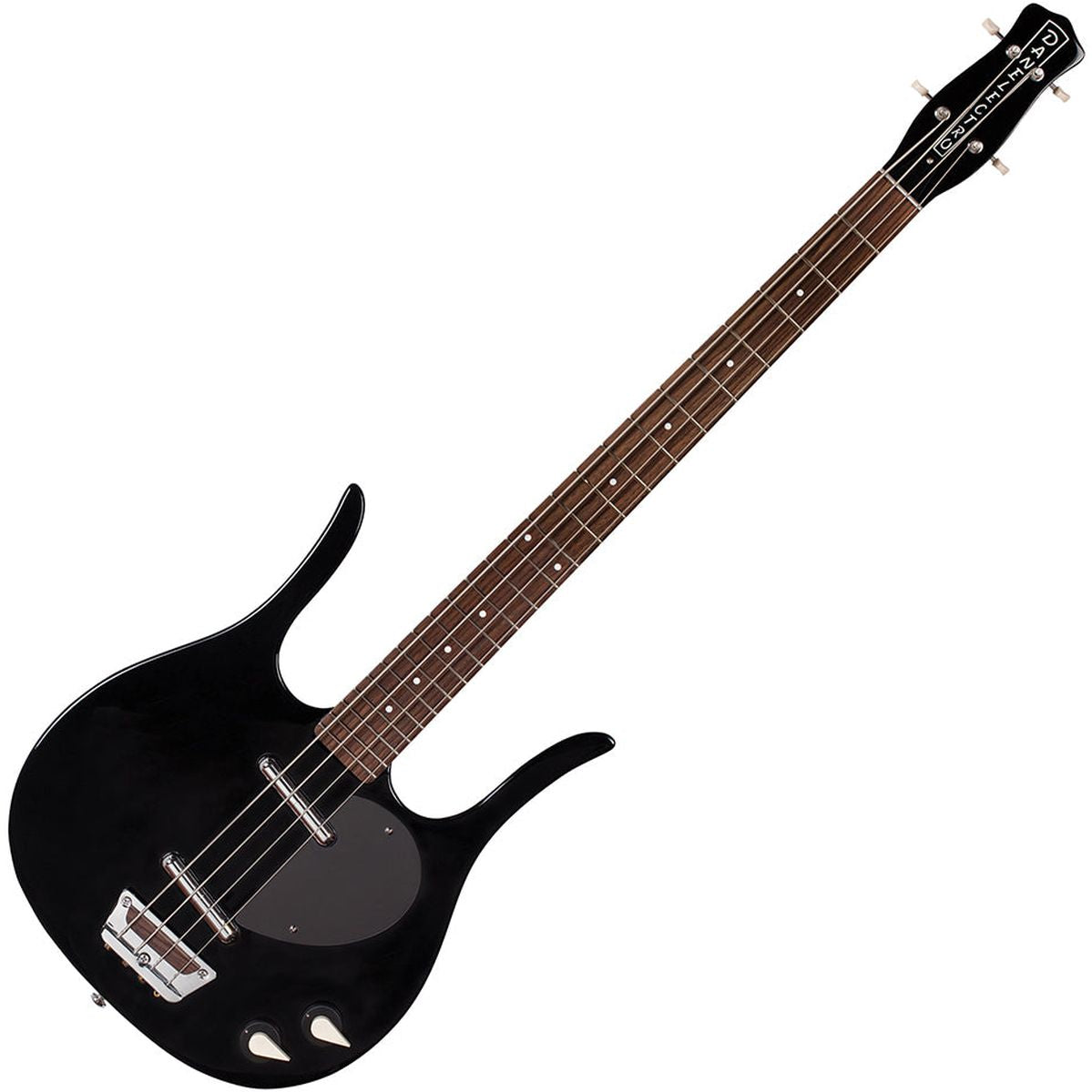 Danelectro 58 Longhorn Bass - Black basgitaar