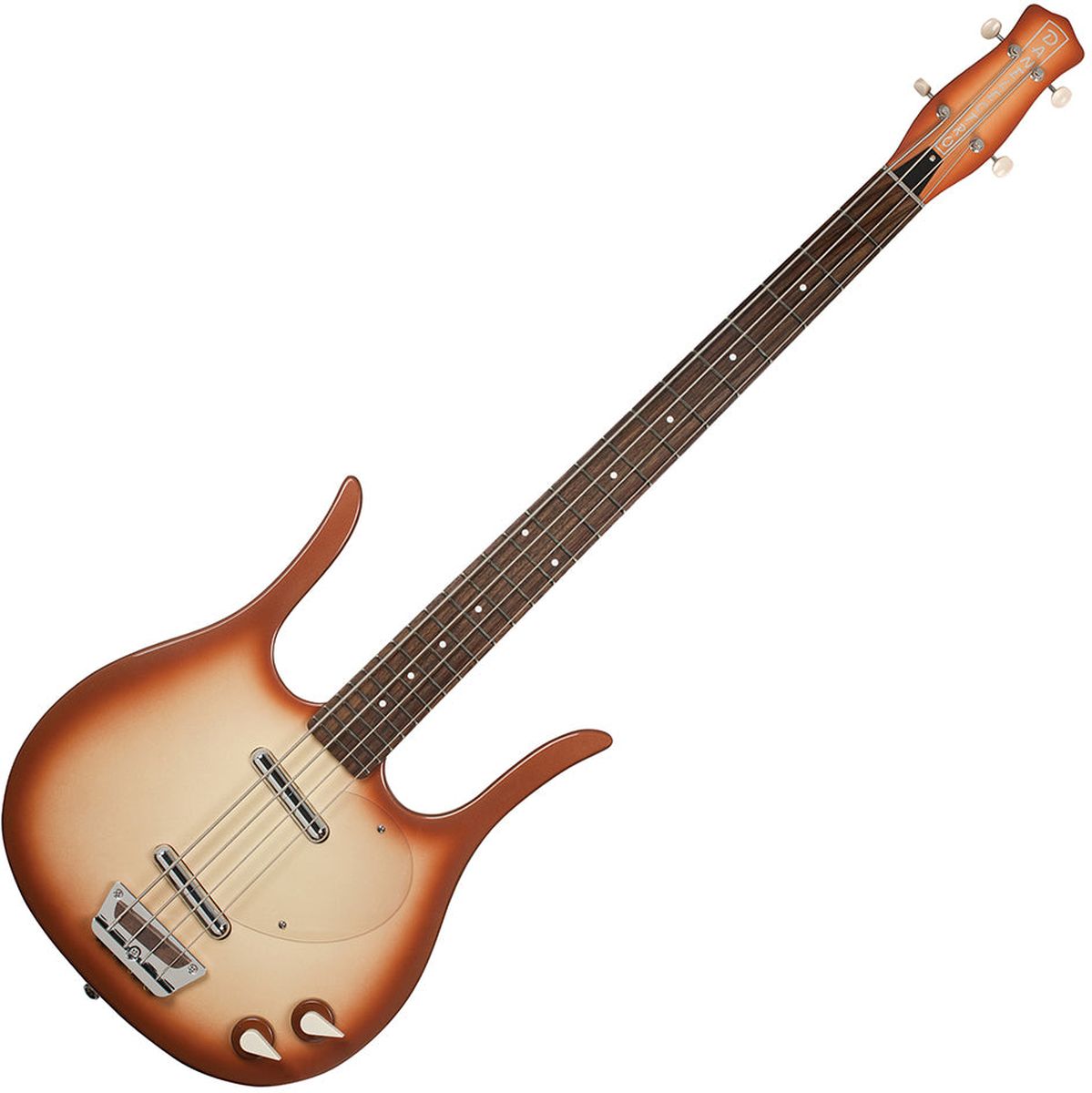 Danelectro 58 Longhorn Bass - Copper Burst basgitaar