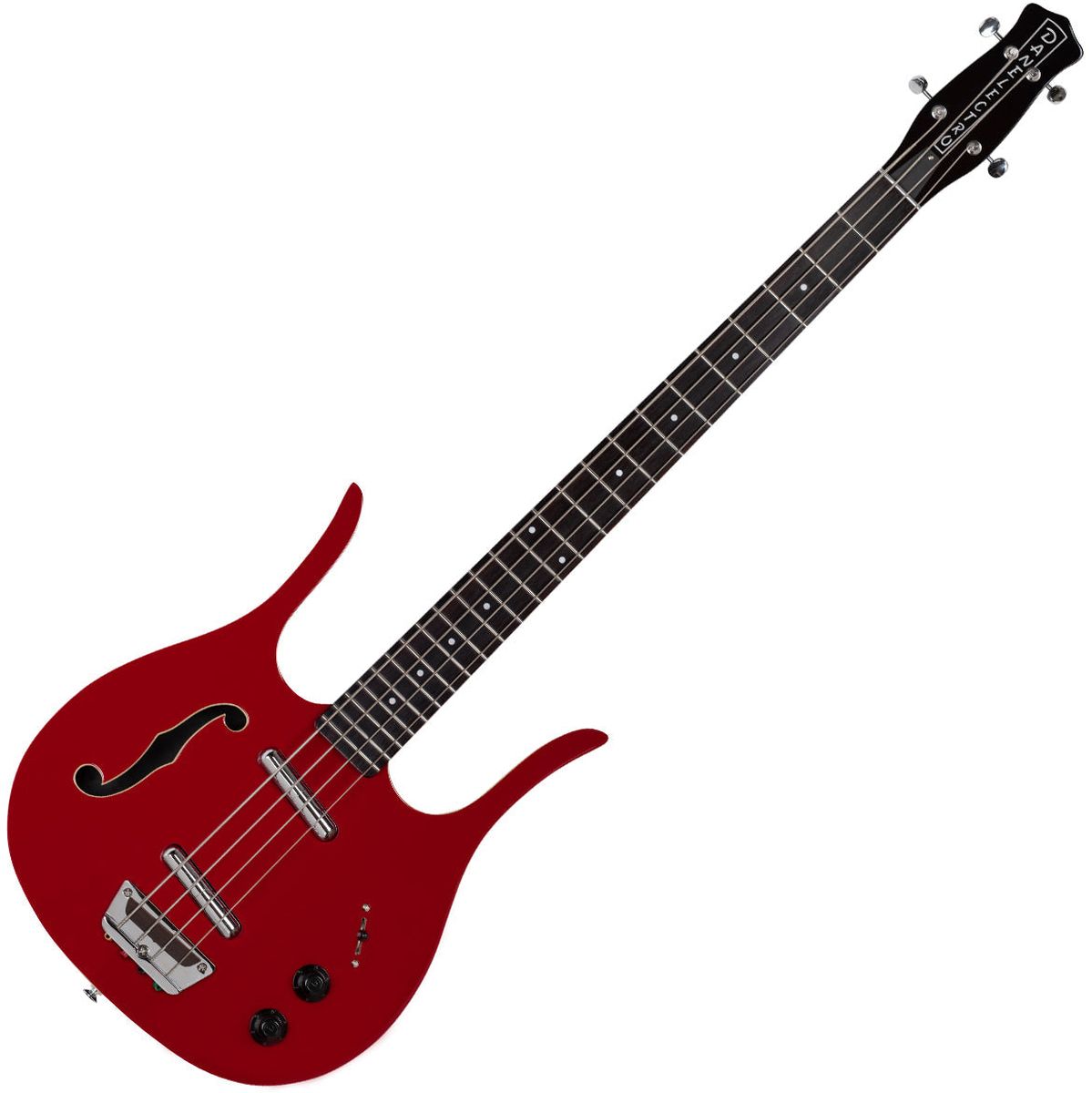 Danelectro 58 Longhorn Bass - Red Hot basgitaar