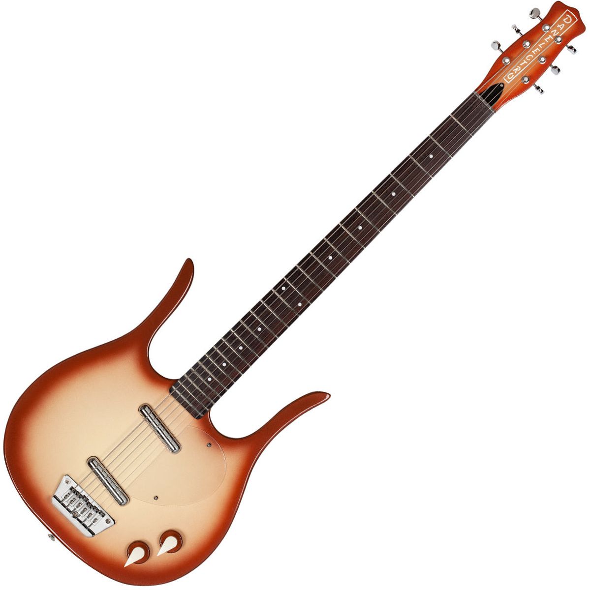 Danelectro Longhorn Baritone Guitar - Copper Burst Elektrische gitaar