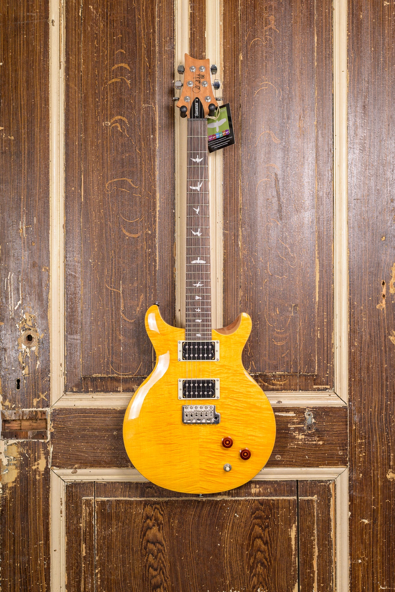 PRS SE Santana Santana Yellow elektrische gitaar (occasion)