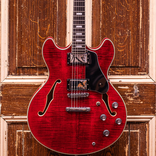Sire Guitars H7 STR See Trough Red Archtop