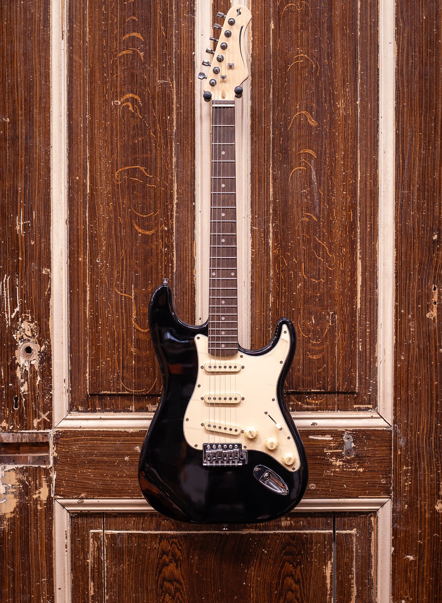 Stagg SES-30 Black Standaard Stratocaster Elektrische Gitaar