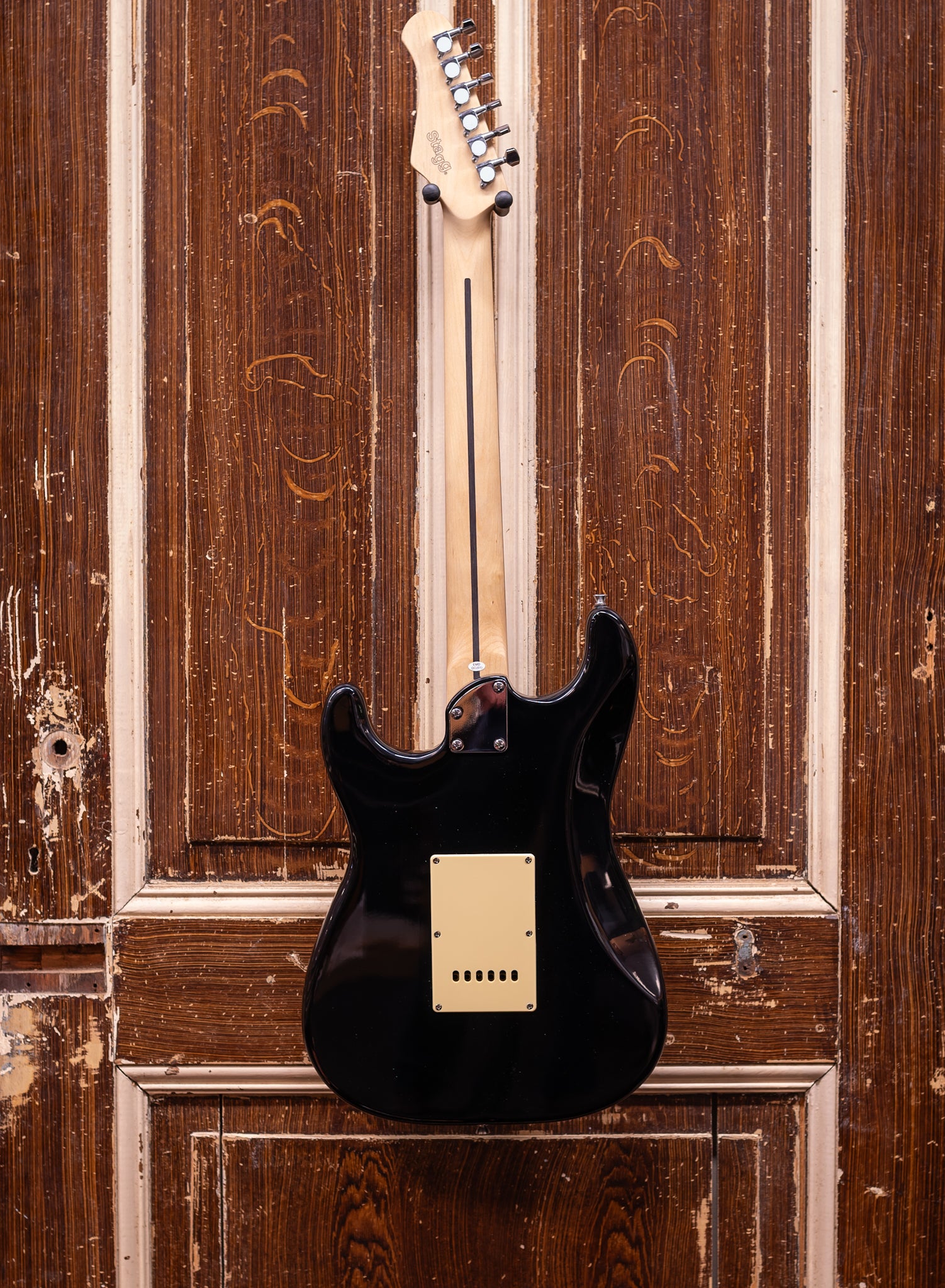 Stagg SES-30 Black Standaard Stratocaster Elektrische Gitaar