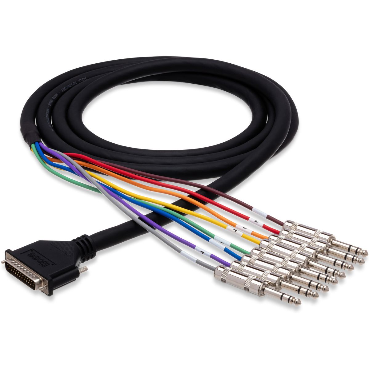 Hosa DTP-802 Balanced Snake DB25 To 1/4 In TRS 2 M