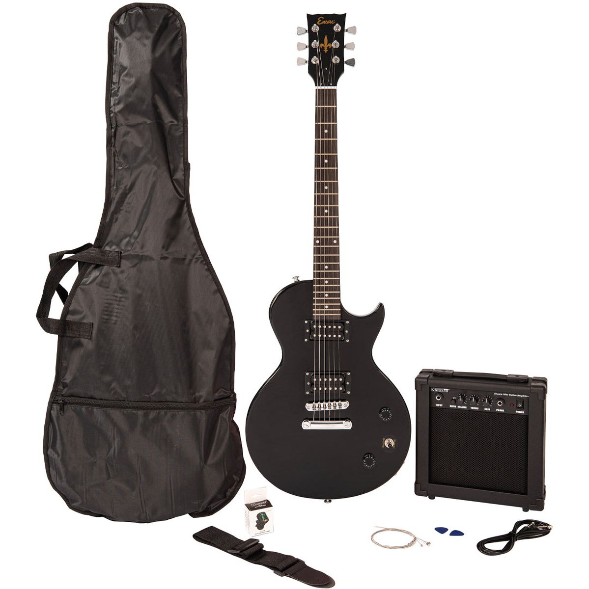 Encore E90 Blaster Elektrische gitaar Pack - Gloss Black