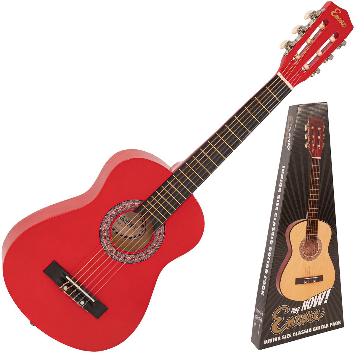 Encore Junior Klassieke gitaar Set -Red