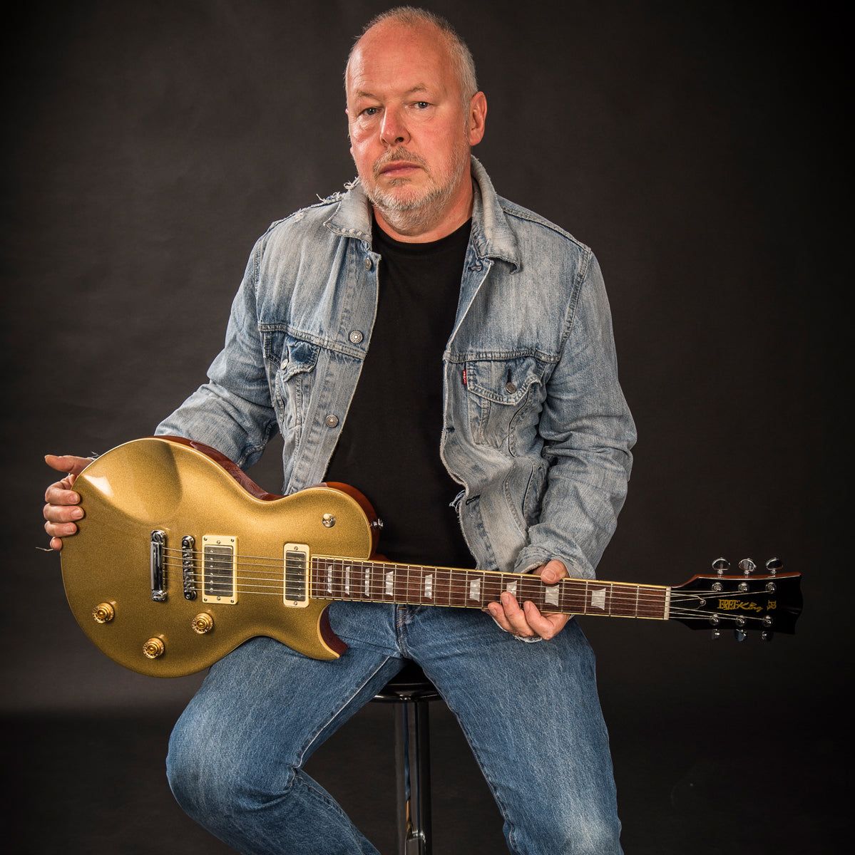 Fret-King Signature Eclat Custom Guitar - Paul Rose Gold Top Elektrische gitaar