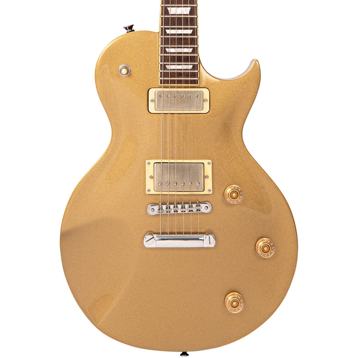 Fret-King Signature Eclat Custom Guitar - Paul Rose Gold Top Elektrische gitaar