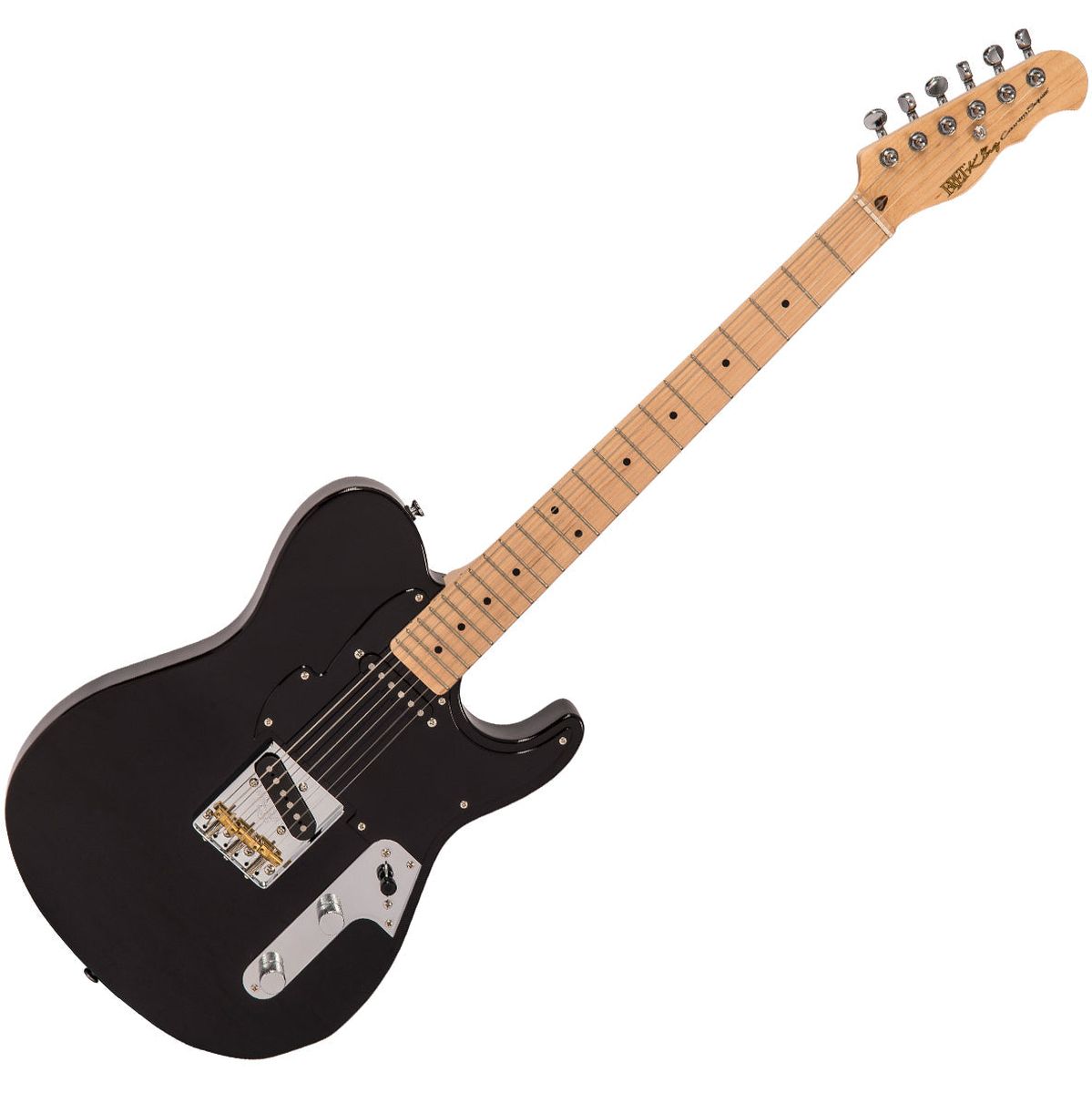 Fret-King Country Squire Classic Tonemaster - Gloss Black Elektrische gitaar