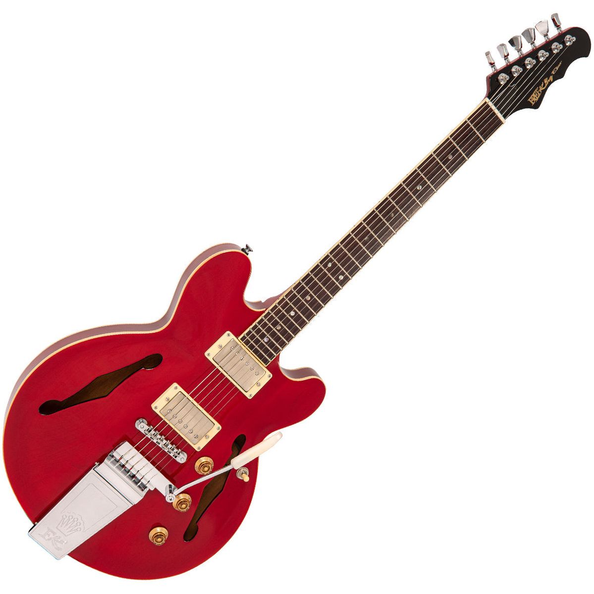 Fret-King Elise Custom w/ Vibrato - Cherry Red Elektrische gitaar