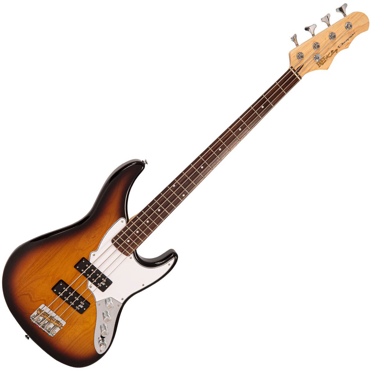 Fret-King Perception Custom 4 String Bass - Original Classic Burst Basgitaar