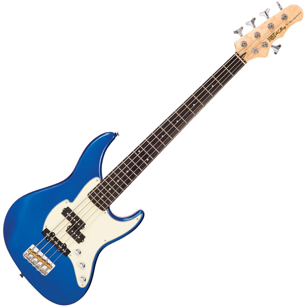 Fret-King Black Label Perception 5 Bass - Candy Apple Blue Basgitaar