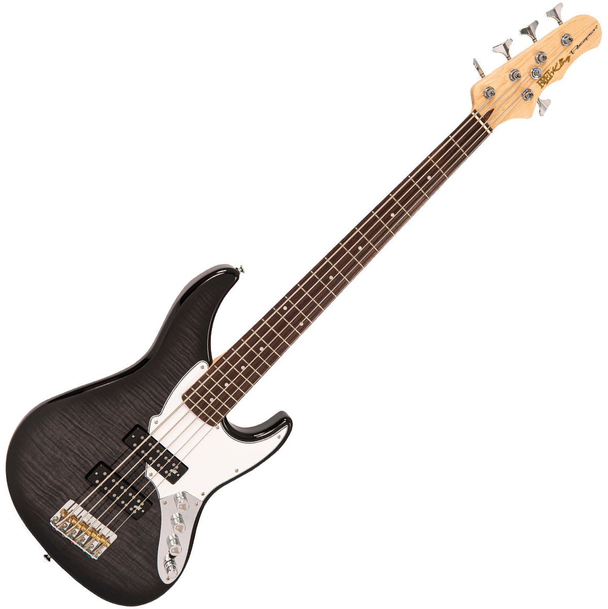 Fret-King Perception Custom 5 String Bass - Blackburst Basgitaar