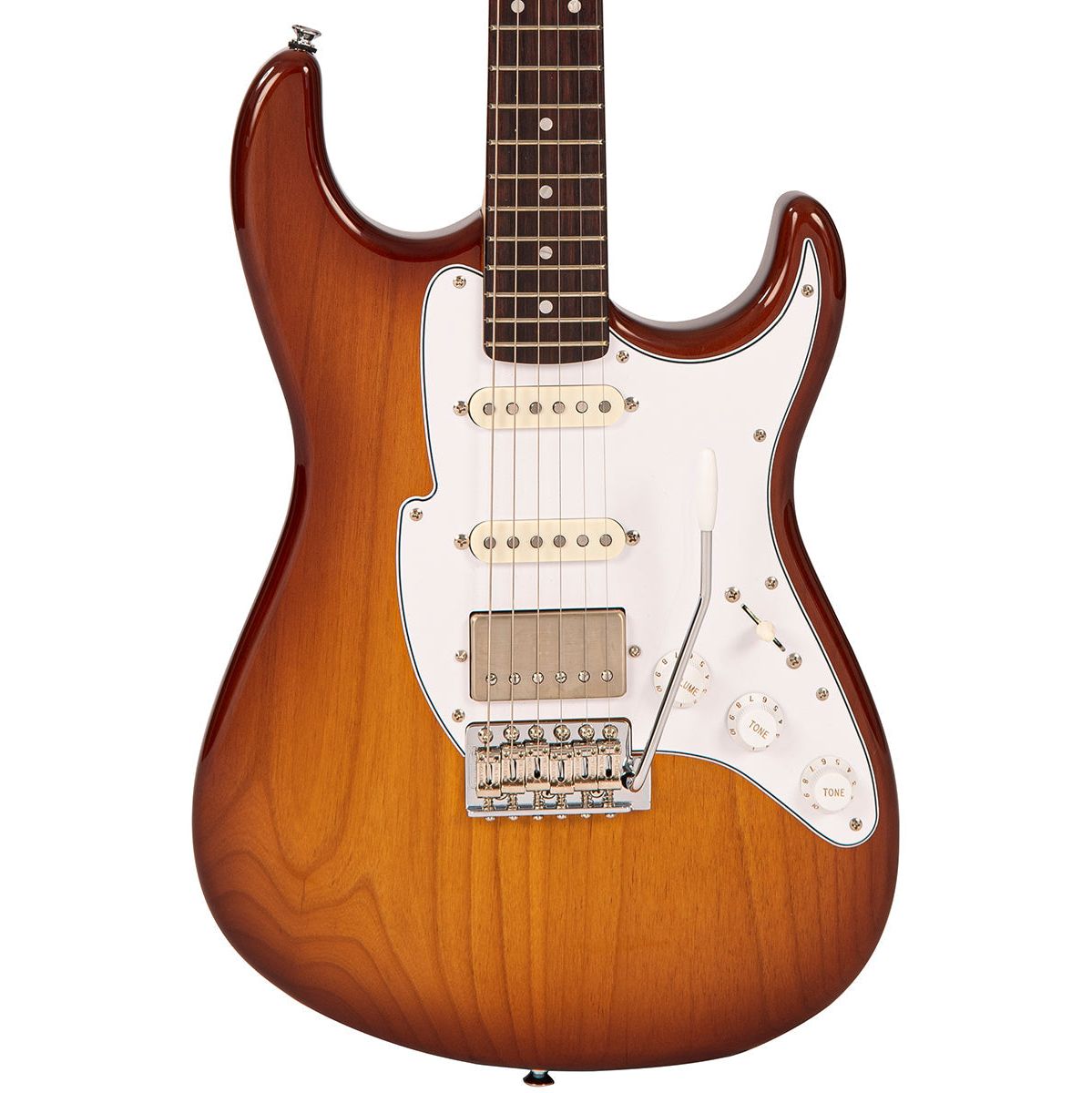 Fret-King Corona Classic Guitar - Vintage Sunburst Elektrische gitaar