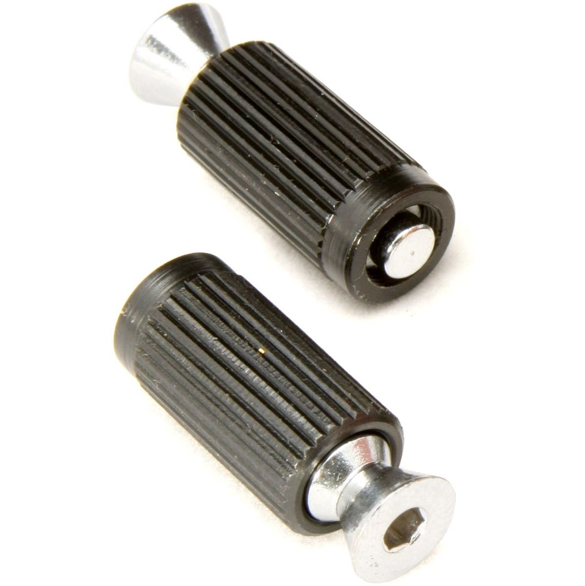 Floyd Rose Bridge Mounting Studs &amp; Inserts - Chrome (PKG)