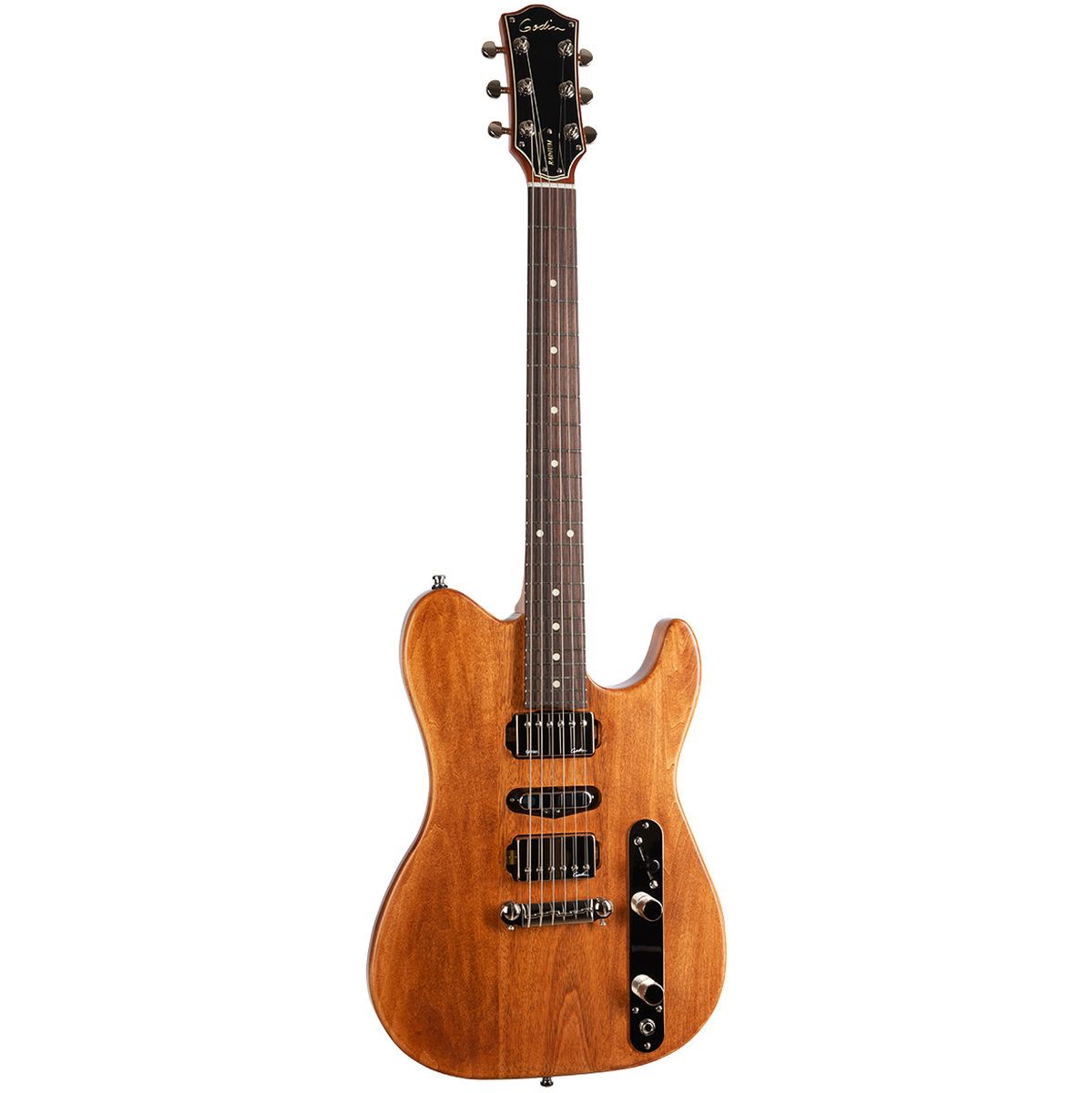 Godin Radium Electric Guitar - Winchester Brown RN Wbag Elektrische gitaar