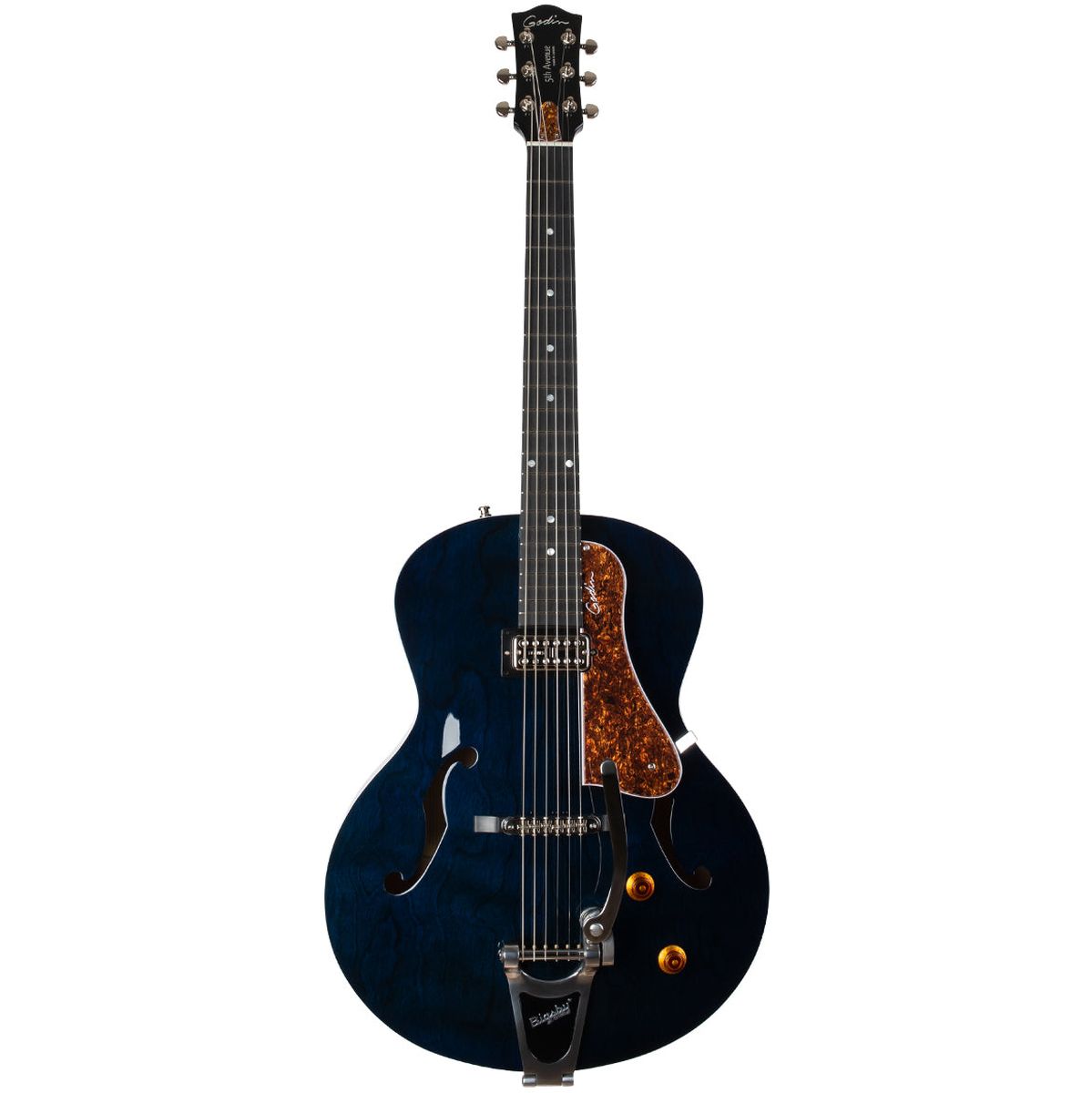 Godin 5th Avenue Semi Acoustic Guitar - Nightclub Indigo Blue Elektrische gitaar
