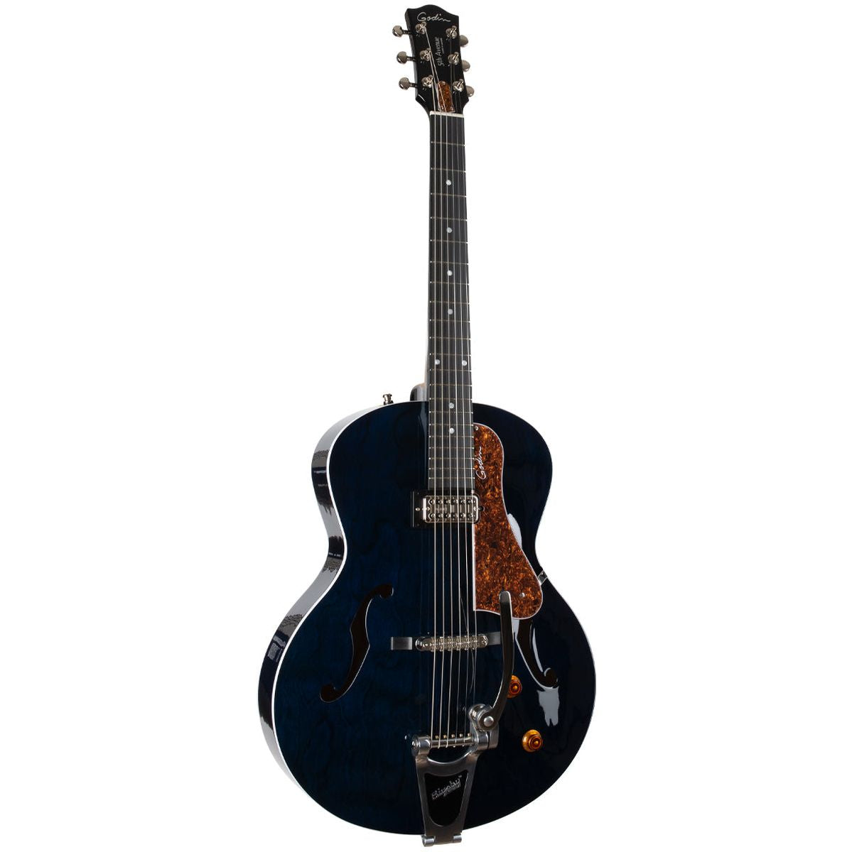 Godin 5th Avenue Semi Acoustic Guitar - Nightclub Indigo Blue Elektrische gitaar
