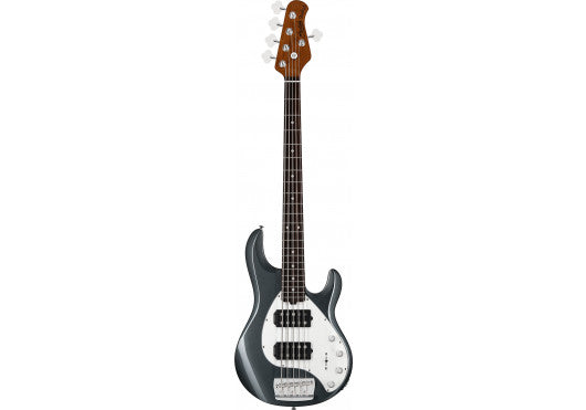 Sterling by Music Man StingRay RAY35HH Chalk Gray 5-String Elektrische Basgitaar