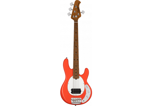 Sterling by Music Man StingRay Short Scale RAYSS4 Fiesta Red 4-String Elektrische Basgitaar