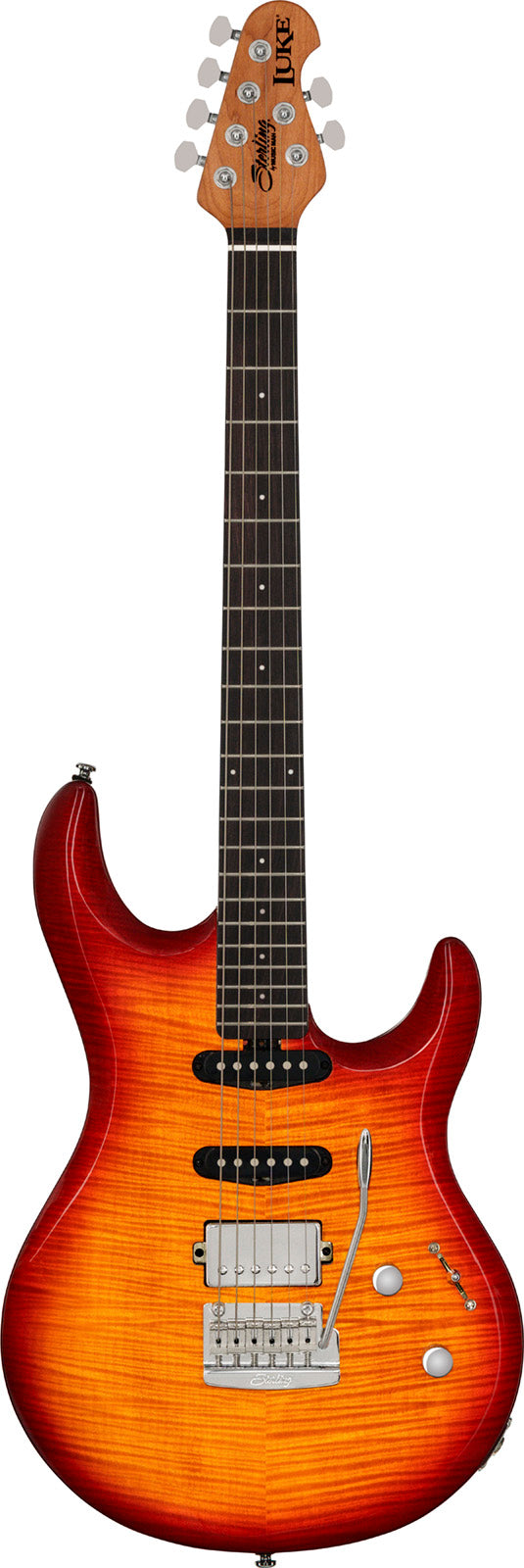 Sterling by Music Man Steve Lukather Luke HSS Heritage Cherry Burst
