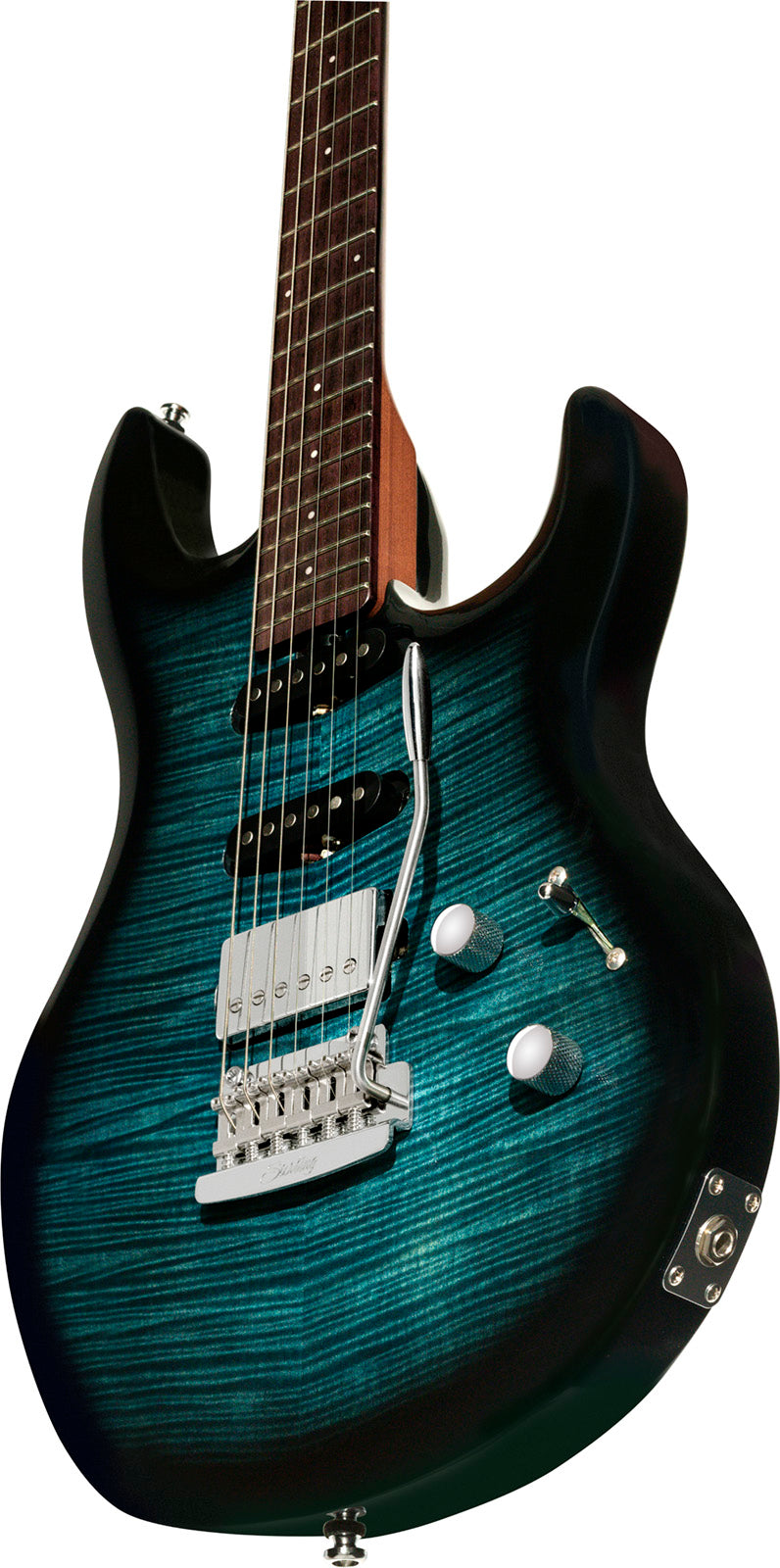 Sterling Luke LK100HSS Yucatan Blue Elektrische gitaar