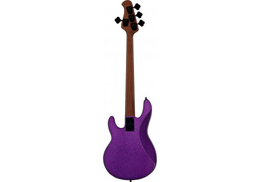 Sterling by Music Man StingRay Short Scale RAYSS4 Purple Sparkle 4-String Elektrische Basgitaar