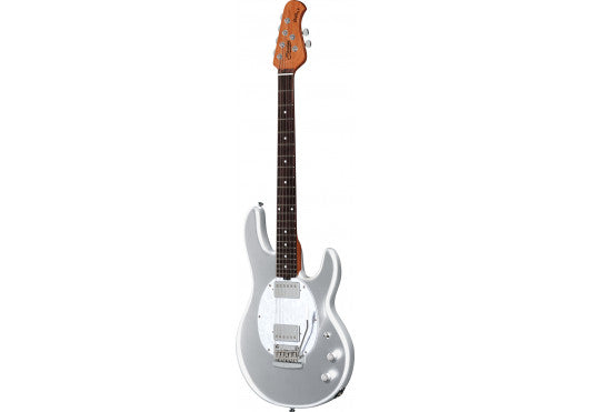 Sterling by Music Man StingRay II Silver Elektrische Gitaar