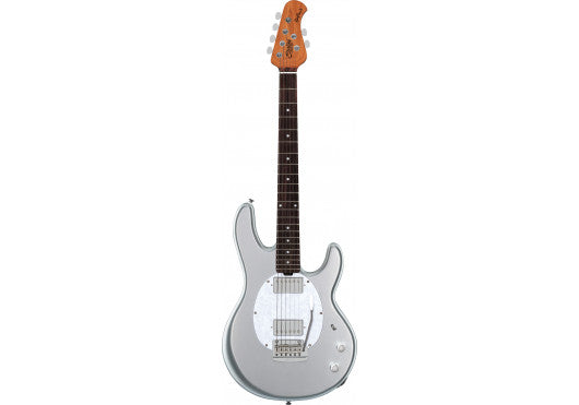 Sterling by Music Man StingRay II Silver Elektrische Gitaar