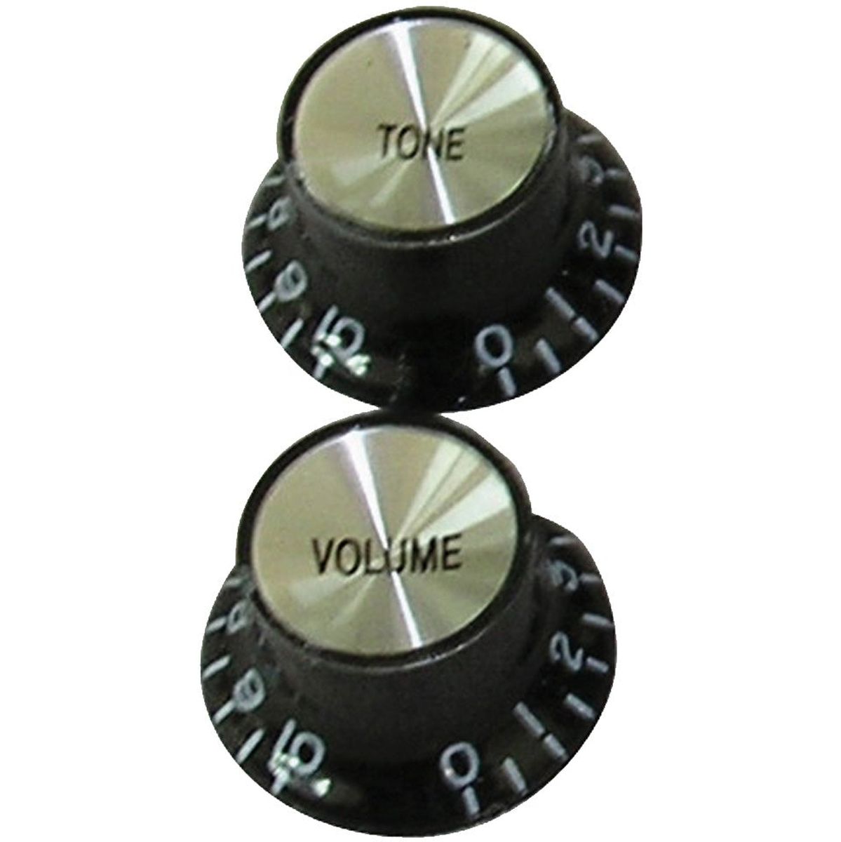 Guitar Tech Control Knobs-Black-Set 4-KB130