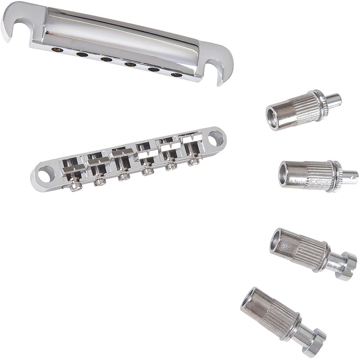 Guitar Tech LP Type Bridge &amp; Saddle-Chrome