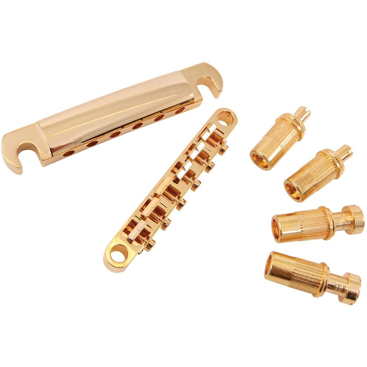 Guitar Tech LP Style Bridge &amp; Saddle-Gold