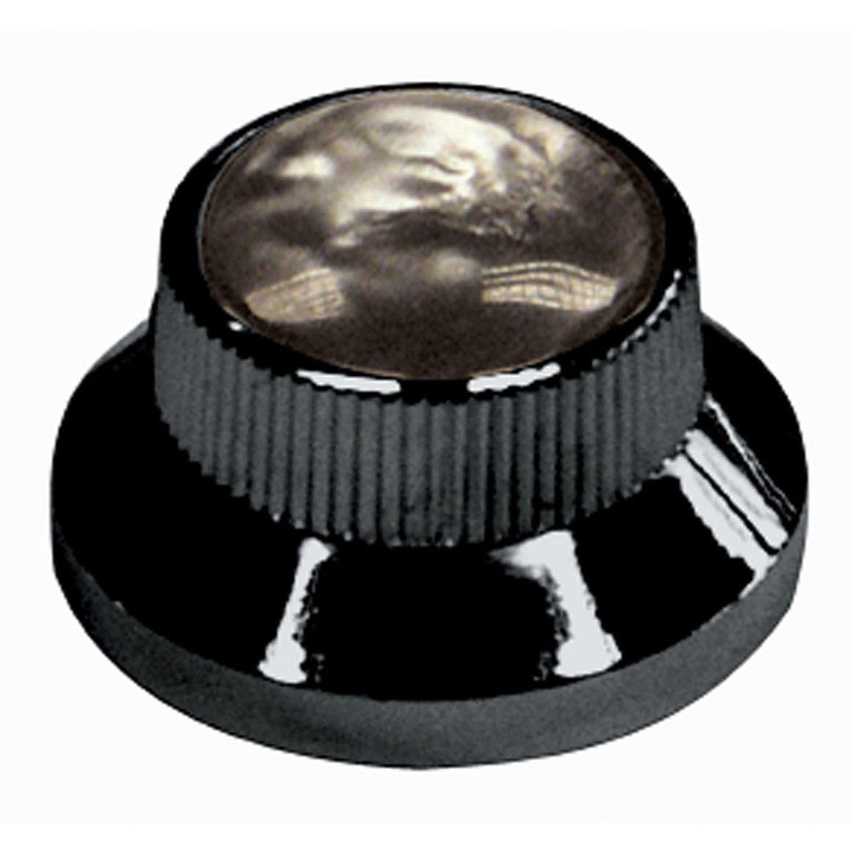Guitar Tech Dome Knobs-Blackblack-PACK2
