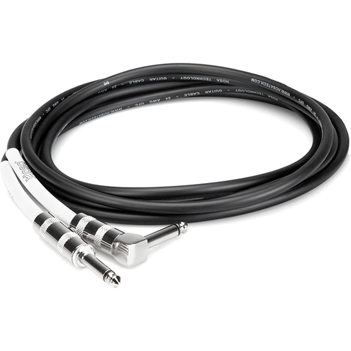 Hosa GTR-205R Guitar Cable Hosa Straight To Right-Angle 5 FT