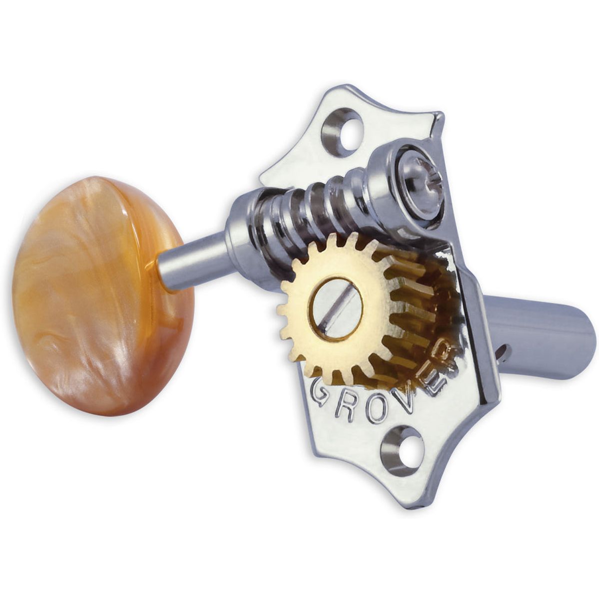 Grover Statite Horizontal Set Acrylic Buttons Chrome