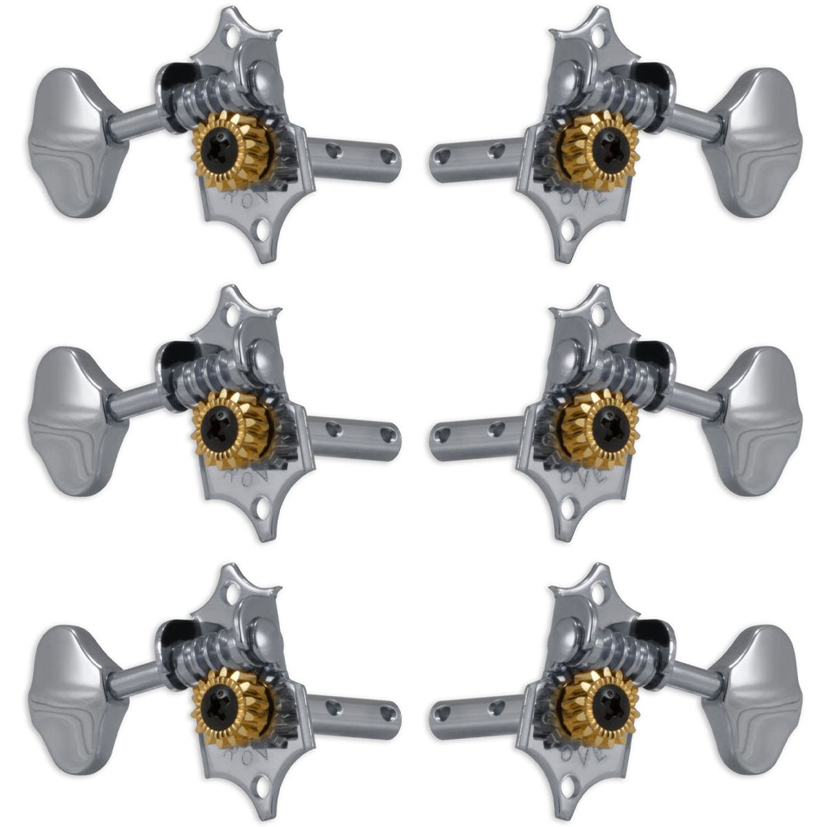Grover Sta Tite Machine Set Nickel