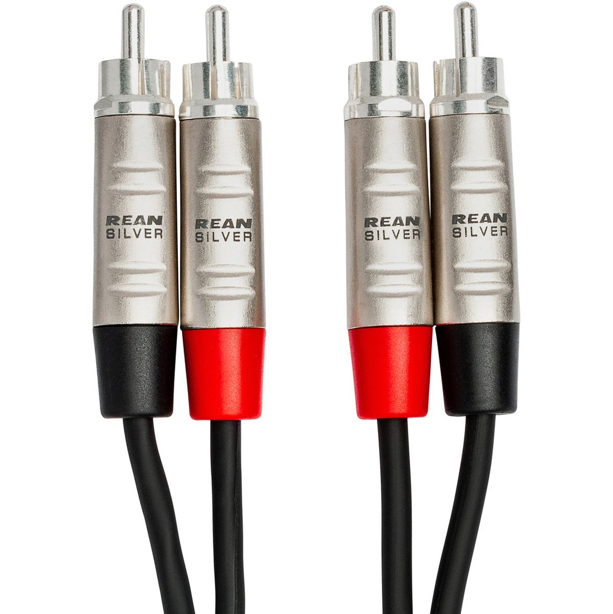 Hosa HRR-005x2 Pro Stereoint.con Dual Rean RCA To Same 5FT