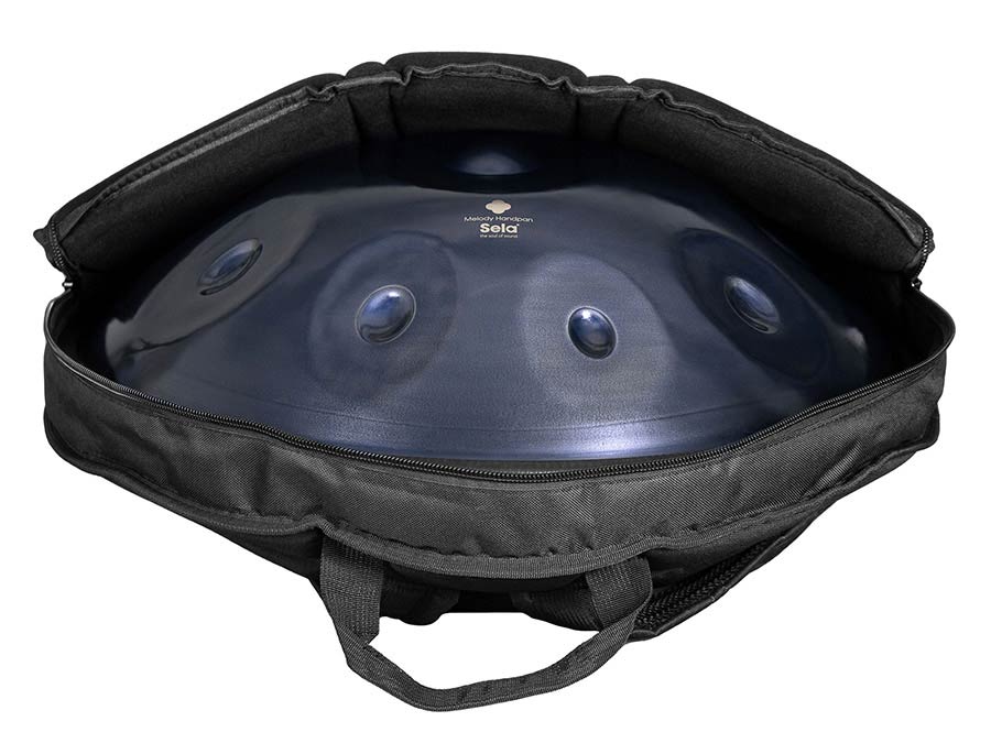 Sela 220 Handpan Steel D Kurd, met tas