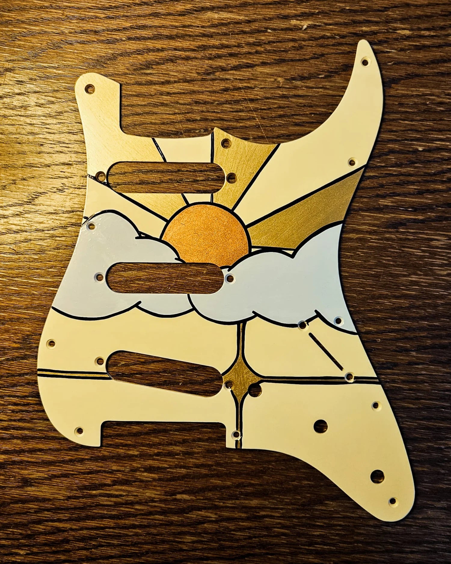 Studio VS Golden Dawn - Stratocaster Pickguard