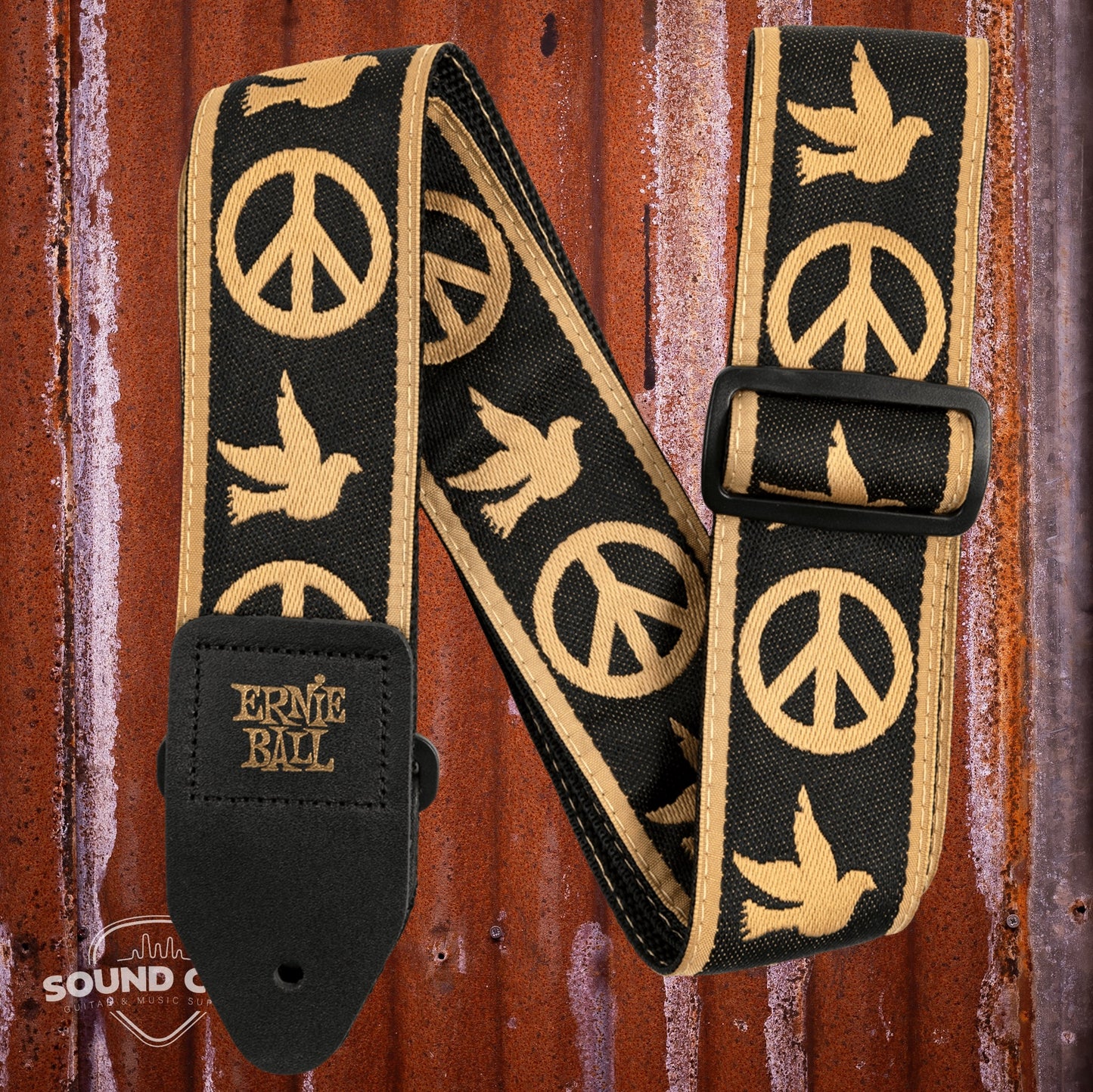 Ernie Ball 4613 Guitar Strap - Peace Love Dove
