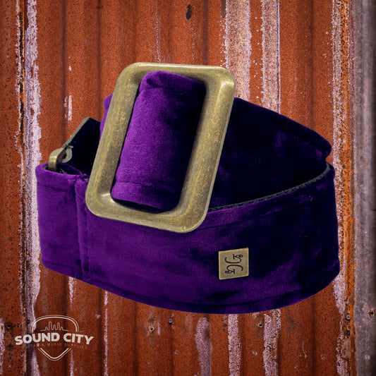 GET'M GET'M Straps Crushed Velvet Purple