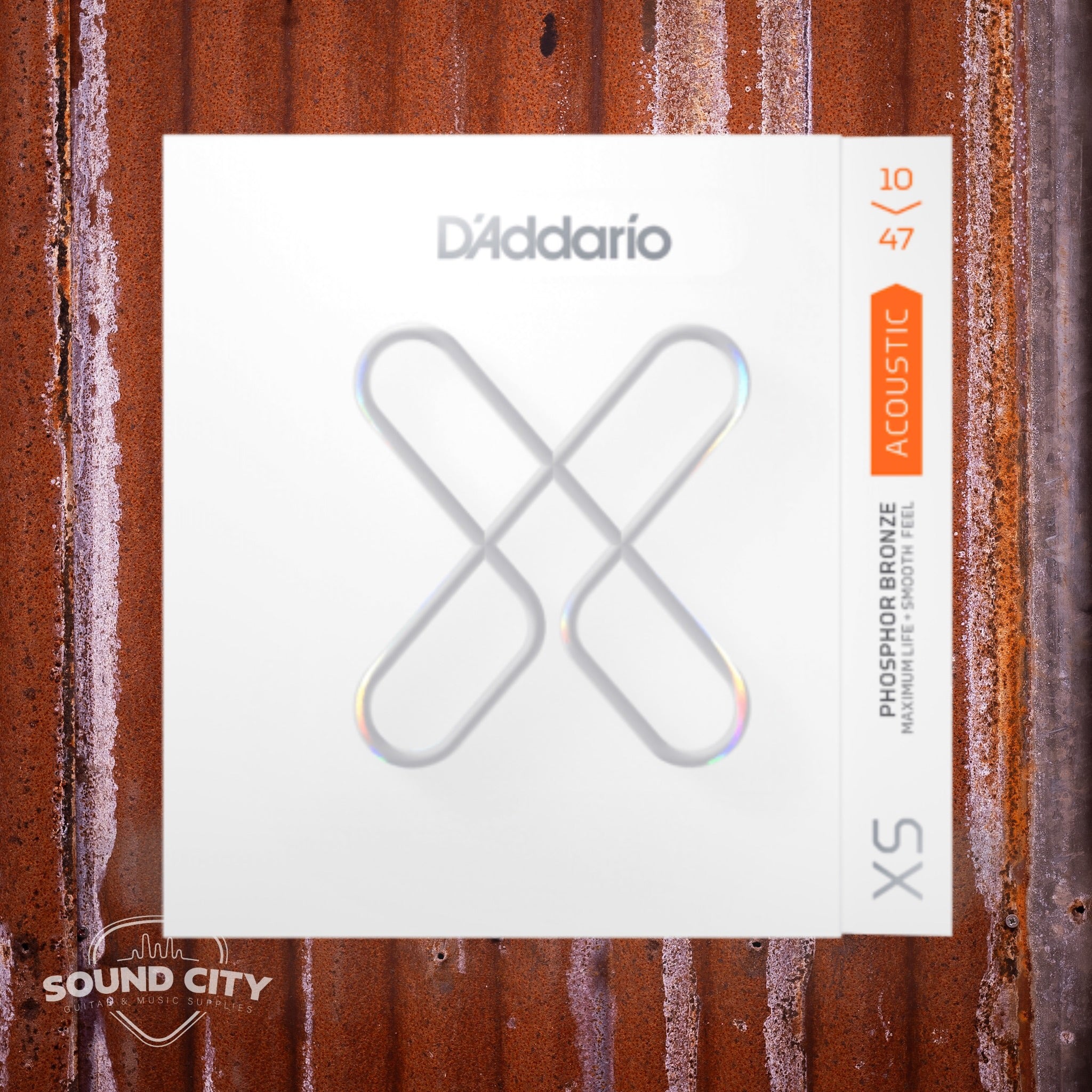 D'Addario XSAPB1047 10-47 Extra Light, XS Phosphor Bronze Coated Akoetische Gitaarsnaren