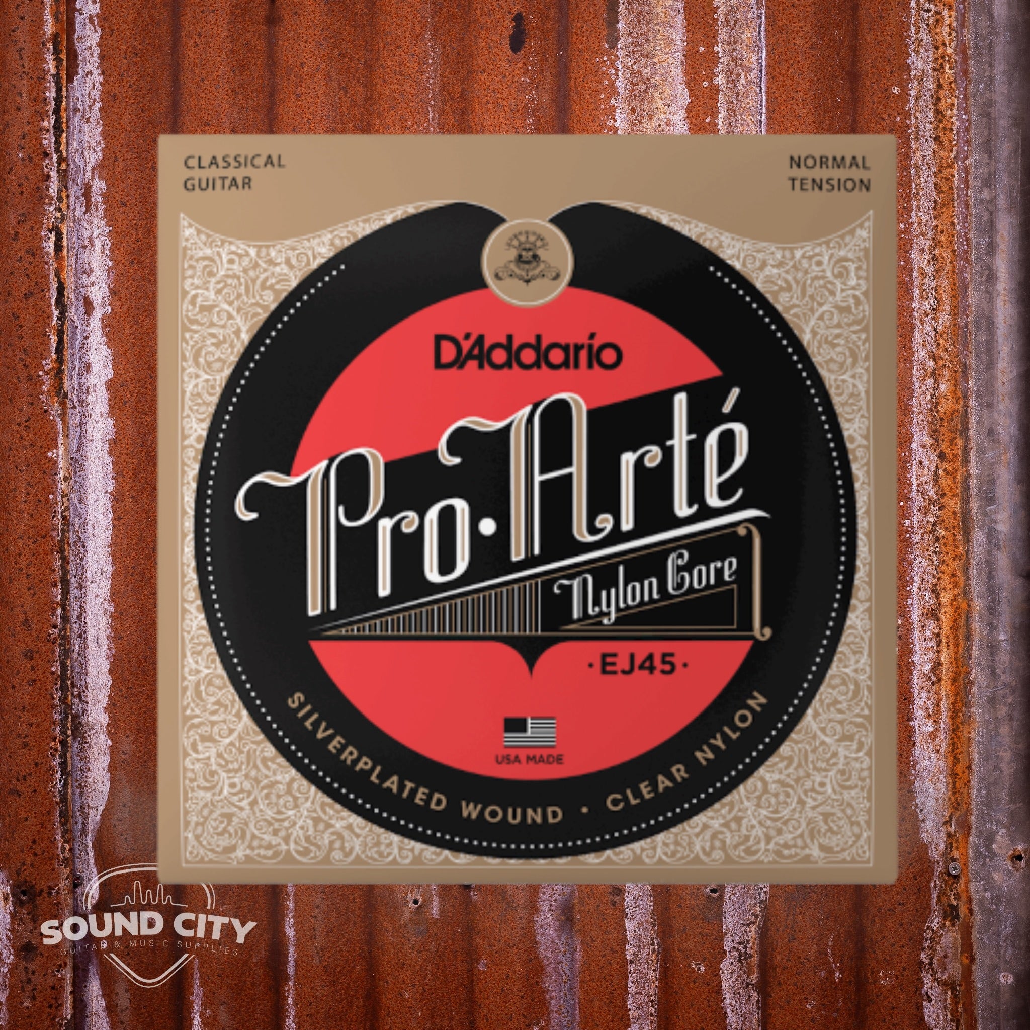 D'Addario EJ45 Normal Tension, Pro-Arté Nylon Klassieke Gitaarsnaren