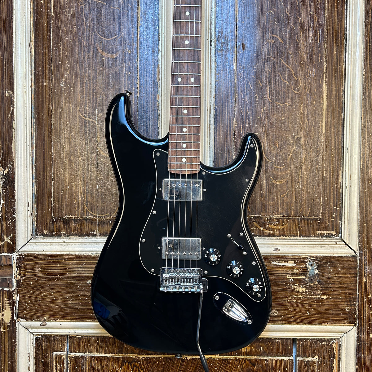 Fender Blacktop Stratocaster HH Black Elektrische Gitaar (Occasion)