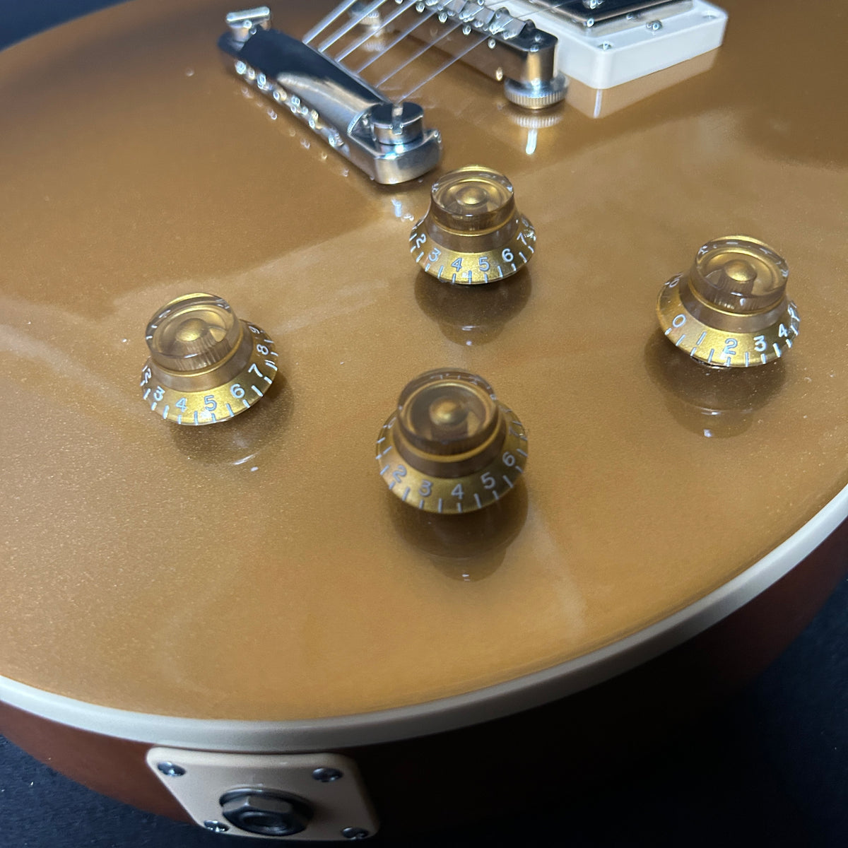 Gibson Les Paul Standard Goldtop Elektrische Gitaar + Koffer (Occasion)